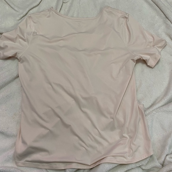Lululemon Light Pink Athletic T-shirt - Picture 3 of 4